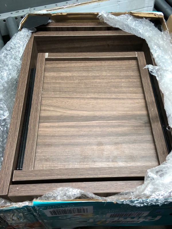 Photo 1 of  cabinets drawers dark brown