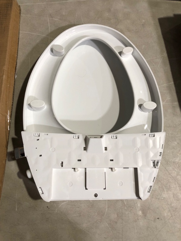 Photo 1 of ***USED - NO ACCESSORIES INCLUDED***
Delta Faucet Refresh Elongated Bidet Toilet Seat, Bidet Attachment for Toilet, 833004-WH