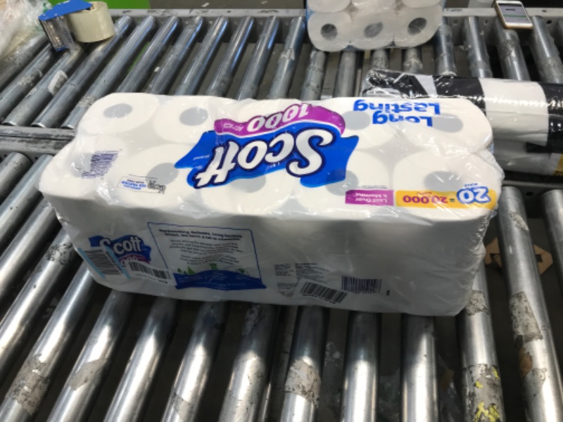 Photo 2 of 1000 Toilet Paper, Regular Rolls, 1-Ply