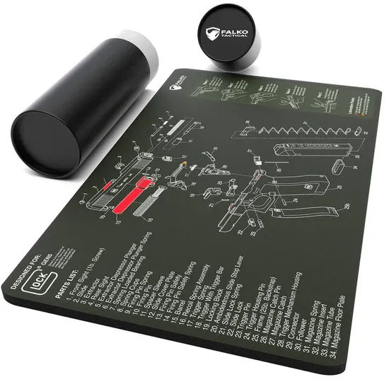 Photo 1 of Glock Builder's Gun Cleaning Mat - Black
