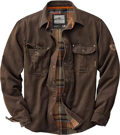 Photo 1 of Legendary Whitetails Journeyman Shirt Jacket, Flannel Lined Shacket for Men, Water-Resistant Coat Rugged Fall Clothing
size 3xt 