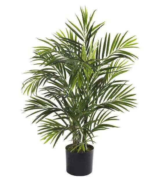 Photo 1 of 2.5 ft. Artificial Areca Palm Tree UV Resistant Indoor/Outdoor
