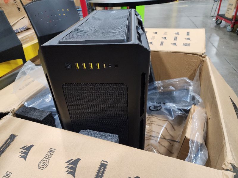 Photo 7 of ***SEE NOTES*** Corsair Vengeance a8100 Series Gaming PC - Liquid Cooled AMD Ryzen 9 7950X CPU - NVIDIA GeForce RTX 4090 GPU - 4TB (2X 2TB) M.2 SSD - 64GB Dominator Platinum RGB DDR5 Memory - Black