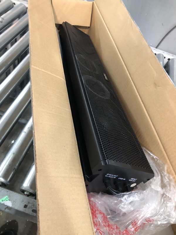 Photo 2 of Ehaho 25 Inch UTV Sound Bar, ATV SoundBar Bluetooth with RGB Lighting, Amplified Powersports SXS Sound Bar, Waterproof Golf Cart Sound Bar, UTV Speakers for Marine Polaris RZR Can-Am