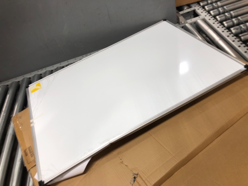 Photo 2 of XBoard Magnetic Dry Erase Board/Whiteboard, 36 X 24 Inches, Double Sided White Board,1 Dry Eraser & 3 Dry Erase Markers & 4 Push Pin Magnets 36" x 24"