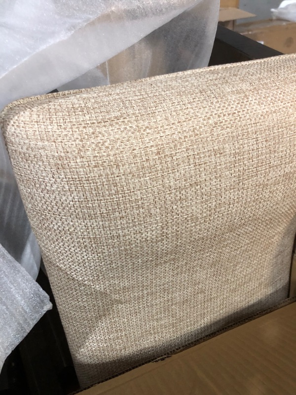 Photo 1 of **PARTS ONLY/NON-REFUNDABLE**MISSING HARDWARE FOR SECOND STOOL***
Signature Design by Ashley Rokane Modern Farmhouse 2 Count, 24" Light Brown Upholstered STOOL 16"D x 21"W x 24"H
