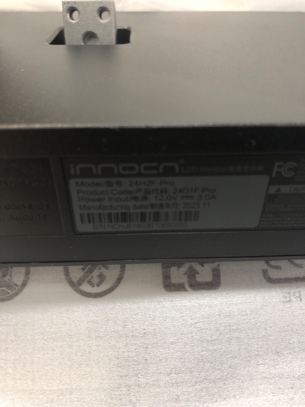 Photo 4 of INNOCN 24 Inch Full HD 1920 x 1080p Ultra Thin Gaming Work Monitor 100Hz, FreeSync Technology, 99% sRGB, USB Type C, HDMI, DP Ports, Tilt Adjustment, Black