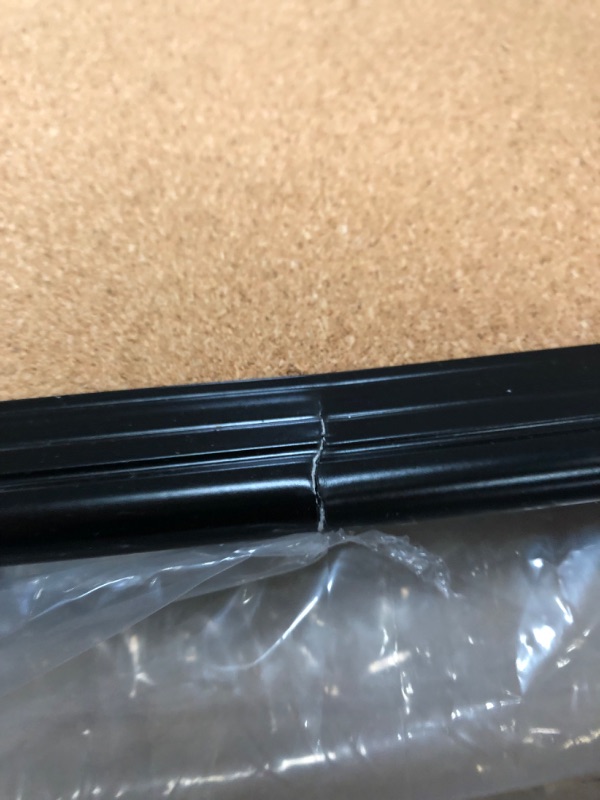 Photo 1 of DAMAGED BOARD; DENTED FRAME Board2by Cork Board Bulletin Board 48 x 36, Black Aluminium Framed 4x3 Corkboard, Office Board for Wall Cork, Large Wall Mounted Notice Pin Board with 18 Push Pins for School, Home & Office 36" x 48"