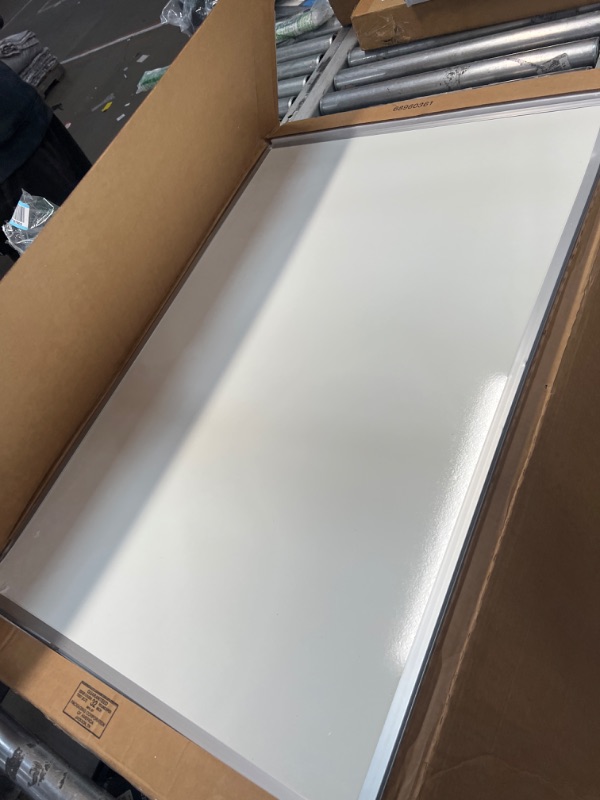 Photo 3 of Mead Whiteboard, White Board, Dry Erase Board, 3' x 2', Silver Aluminum Frame (85356)