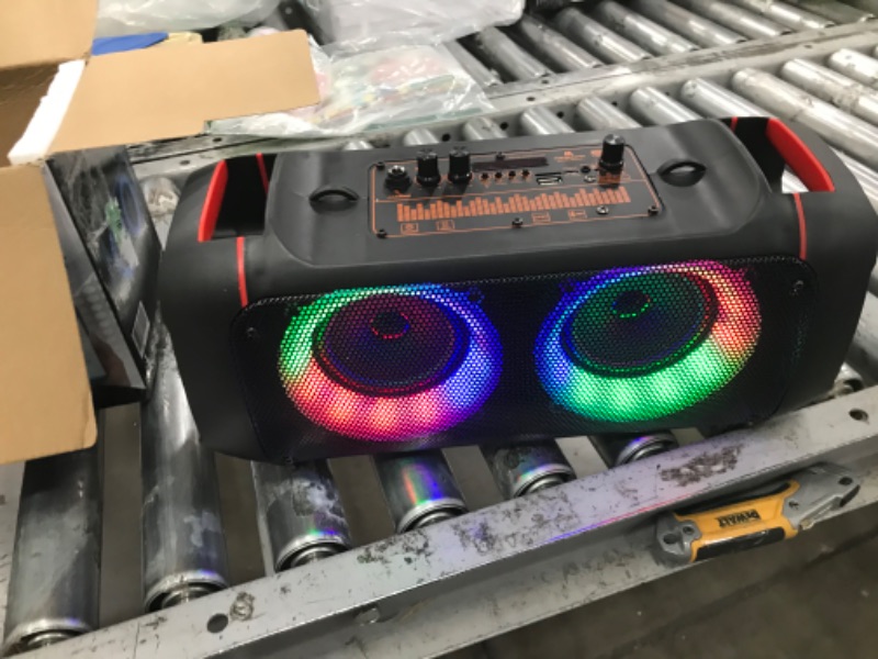 Photo 2 of Max Power Rocker Rechargeable Bluetooth Speaker with Dancing Lights
