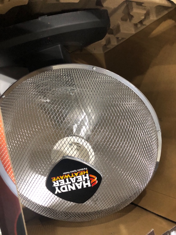 Photo 1 of 1200-Watt Oscillating Parabolic Heater
