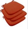 Photo 1 of 4 pack homegood limited orange seat cushions round edge, 17 x 16 x 2