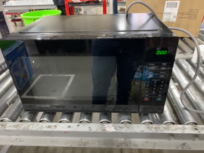 Photo 1 of 1.1 cu. ft. Countertop Microwave Oven in Black