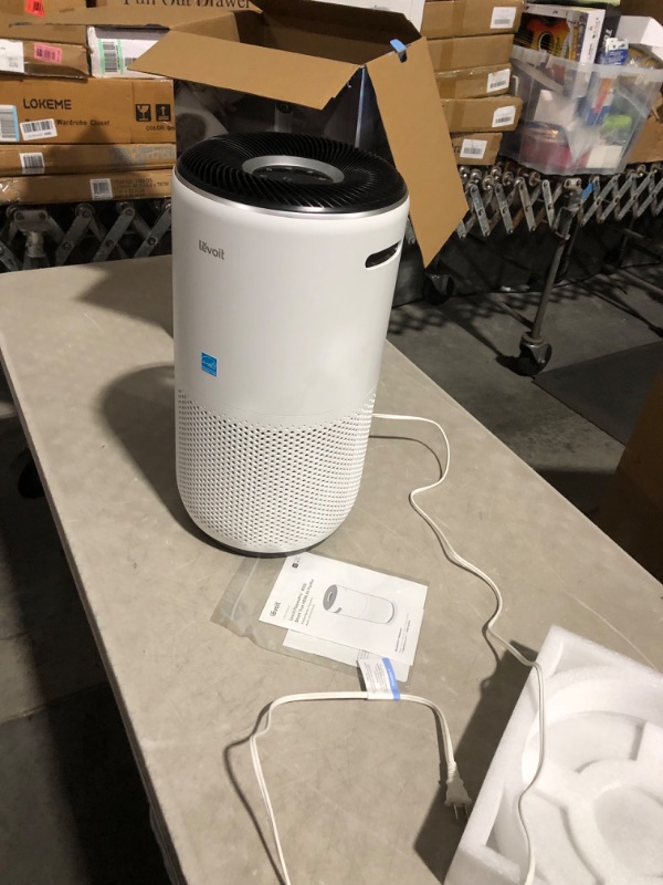 Photo 1 of ***HEAVILY USED AND DIRTY - POWERS ON - UNABLE TO TEST FURTHER***
Levoit PlasmaPro 400S Smart True HEPA Air Purifier, White