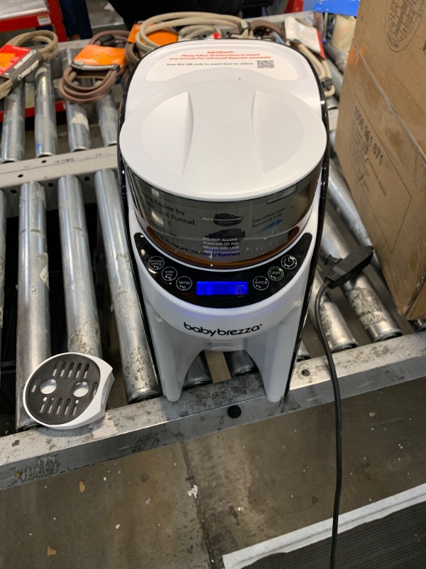 Photo 2 of New and Improved Baby Brezza Formula Pro Advanced Formula Dispenser Machine - Automatically Mix a Warm Formula Bottle Instantly - Easily Make Bottle with Automatic Powder Blending