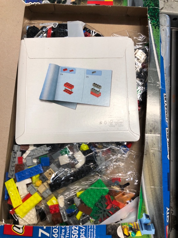 Photo 2 of ***USED*POSSIBLE MISSING PIECES*AT LEAST ONE BAG ALREADY OPENED***
LEGO City Fire Command Unit 60374, Rescue Fire Engine Toy Set, 