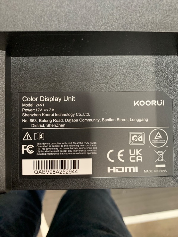 Photo 5 of KOORUI 27 Inch FHD Monitor, Computer Monitor(1080P, 75HZ, HDMI+VGA, 99% SRGB, 5ms Response, Eye Care) Virtually Borderless Design Display Monitor, Frameless 27inch/75hz/FHD