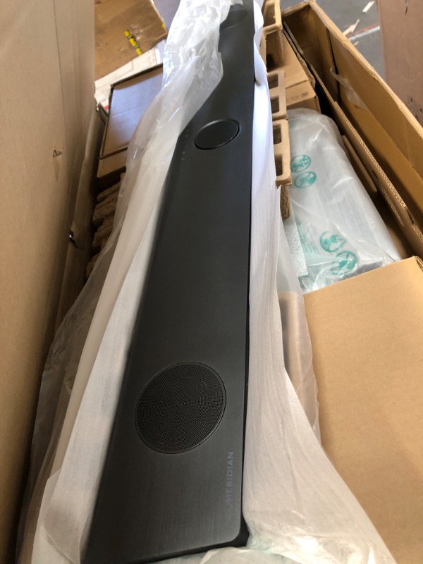 Photo 6 of LG S90QY 5.1.3ch Sound bar with Center Up-Firing, Dolby Atmos DTS:X, Works with Airplay2, Spotify HiFi, Alexa with Wireless Audio Transmitter for TV to Soundbar Wireless Connection S90QY Soundbar w/Wireless Audio Transmitter