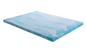 Photo 1 of 2" Gel Memory Foam Topper Queen Mattress with Cooling Tech
