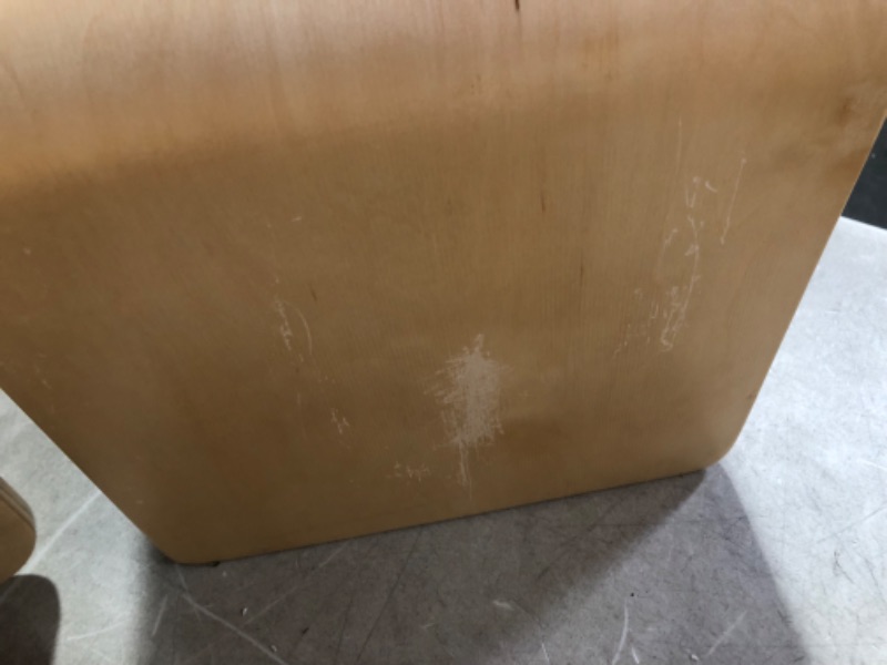 Photo 3 of ***USED - SCRATCHED AND SCUFFED - SEE PICTURES***
Proposed Value: ECR4Kids Bentwood Multipurpose Table and Chair Set, Kids Furniture, Natural, 3-Piece