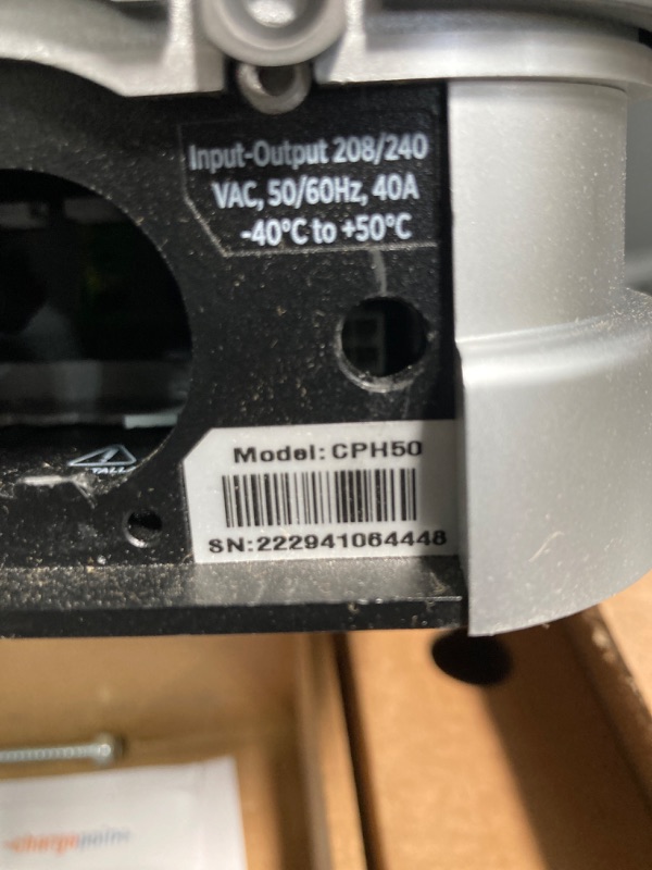 Photo 1 of ChargePoint Home Flex Electric Vehicle (EV) Charger upto 50 Amp, 240V, Level 2 WiFi Enabled EVSE, UL Listed, Energy Star, NEMA 6-50 Plug or Hardwired, Indoor/Outdoor, 23-Foot Cable