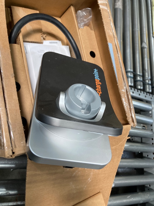 Photo 1 of ChargePoint Home Flex Electric Vehicle (EV) Charger upto 50 Amp, 240V, Level 2 WiFi Enabled EVSE, UL Listed, Energy Star, NEMA 6-50 Plug or Hardwired, Indoor/Outdoor, 23-Foot Cable