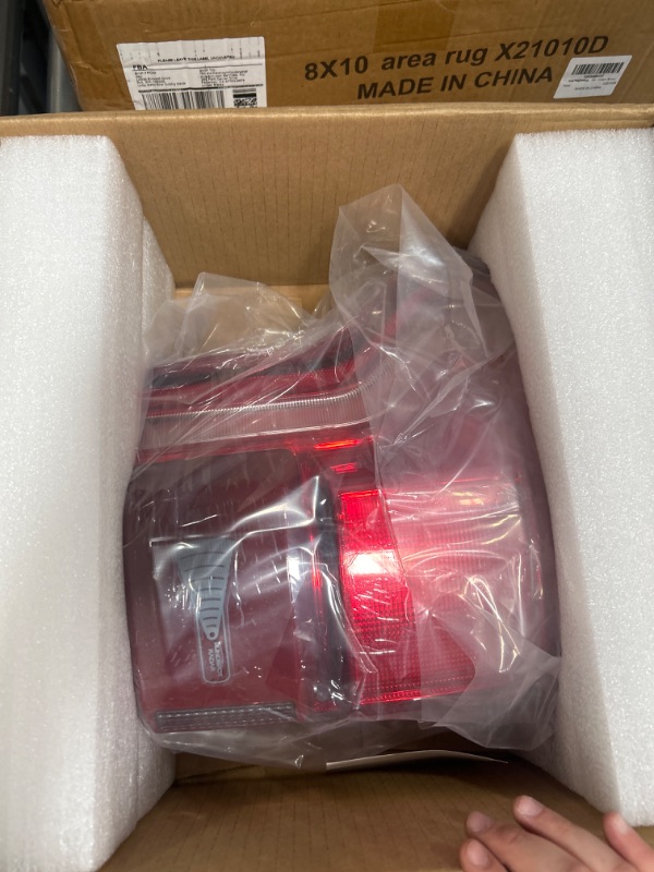 Photo 1 of 2015-2017 F150 LED Tail Light Assembly with Blind Spot Alert Monitor Compatible with Ford F-150 Raptor Lariat Limited Platinum King Ranch Replace for HL3Z13404D (Rear Right Passenger Side)