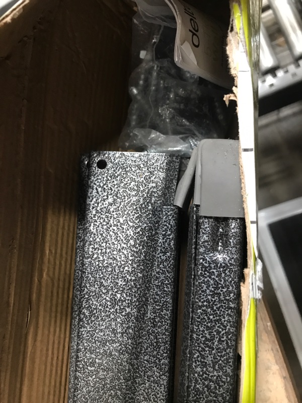 Photo 1 of Heavy Duty Wood and Lumber Storage Rack, Holds Up To 800 lbs - Easy to Install Mounted Rack With Steel Construction for Indoor & Outdoor Storage Solution For Garage, Basement & Pantry by Delta Cycle 5 Tier