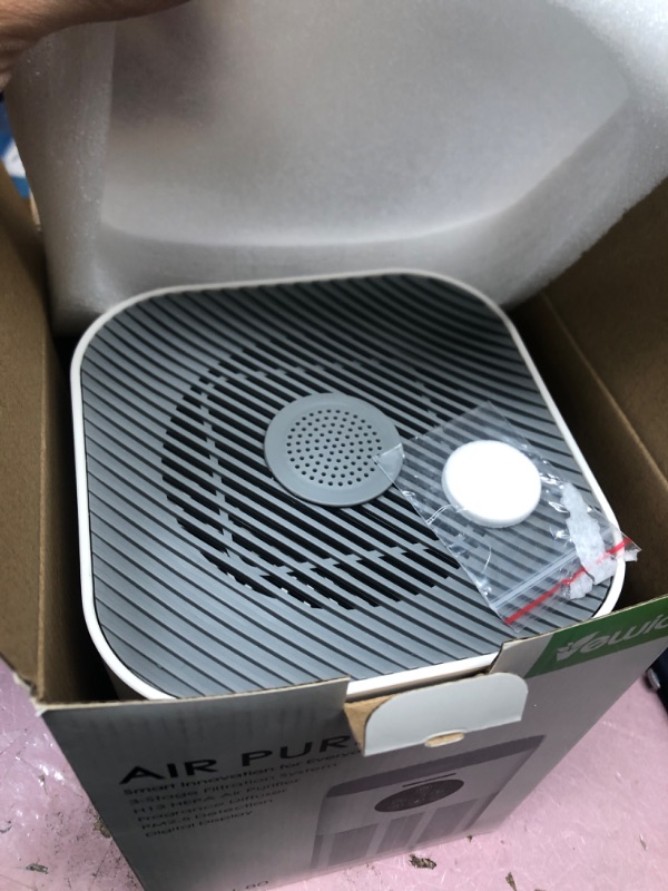 Photo 2 of VEWIOR Air Purifier, Fragrance Sponge PM2.5 Monitor H13 True HEPA Air Filter, 387 CFM Pets Air Cleaner for Home Bedroom Large Room, Purify Pollen, Pet Hair Dander, Odor, Dust, Smoke