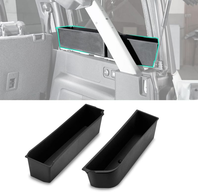 Photo 1 of A & UTV PRO Rear Trunk Storage Organizer Box for 2021 2022 2023 Ford Bronco 4-Door, Interior Wheel Well Cargo Side Storage Bin Accessories, Right Side (Not for 2-Door)
