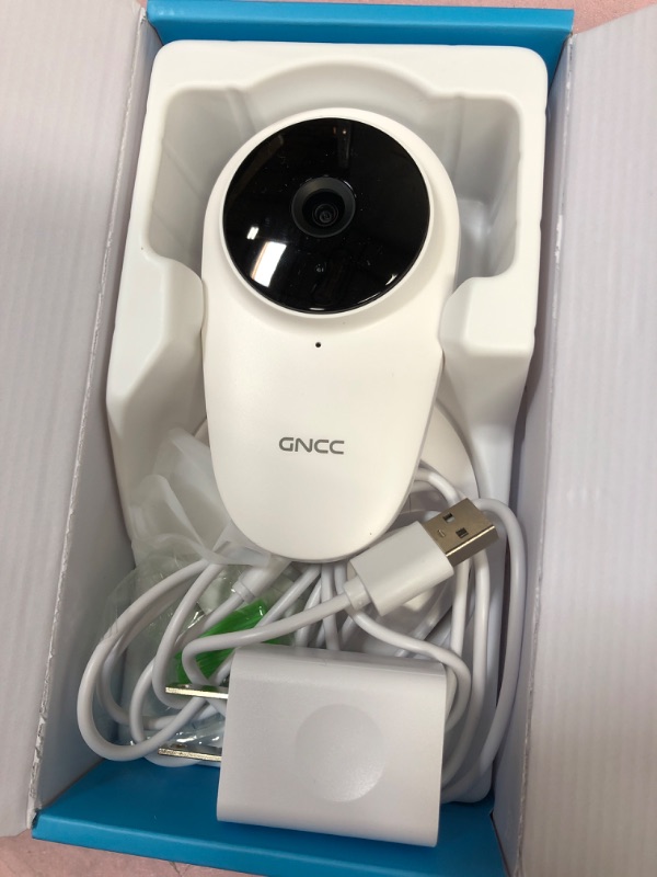 Photo 2 of GNCC 2K Baby Monitor for Newborn, Smart Indoor Camera with Night Vision, Detection of Crying&Motion, Real-Time Alerts, Two Way Audio, APP Phone Control, Compatible with Alexa, SD&Cloud Storage GC1