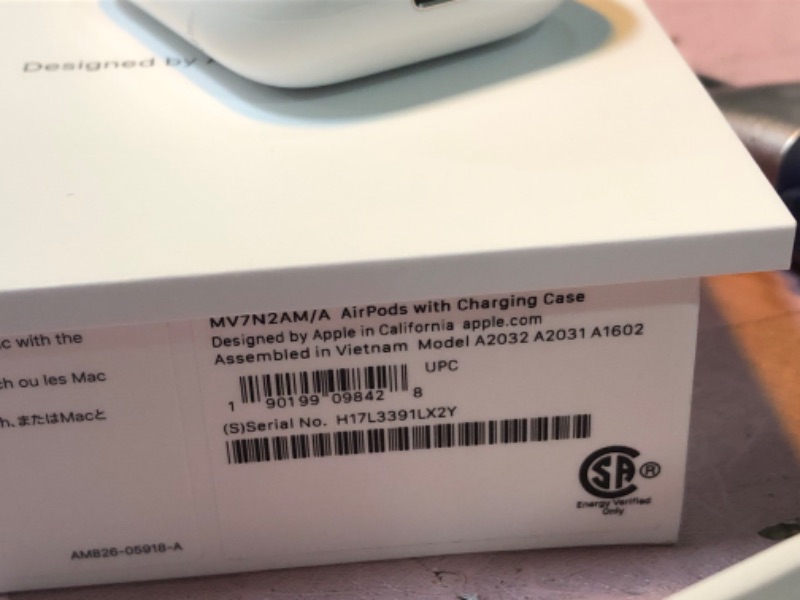Photo 1 of AirPods with Charging Case