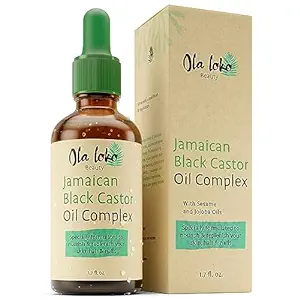 Photo 1 of Jamaican Black Castor Oil for Hair Growth - Pure Black Jamaican Castor Oil with Jojoba & Sesame Oil, Jamaican Castor Oil for Skin, Hair & Nails, Natural Hair Growth Oil, Vegan Hair Growth Products