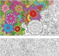 Photo 1 of 2 Pack Jumbo Mandala Coloring Posters 50x30Inch Large Mandala Flower DIY Drawing Paper Giant Mandala Coloring Table Cover Wall Decoration for Kids Teens Adults Huge Art Craft Activity Party Supplies