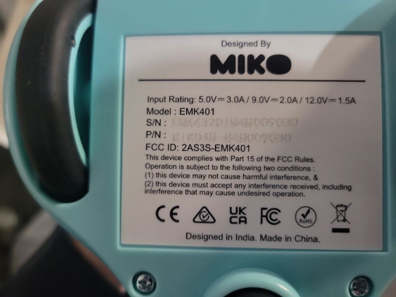 Photo 1 of MIKO Mini: AI Robot for Kids | Fosters STEM Learning & Education | Interactive Bot Equipped with Coding, Stories & Games | GPT-Powered Conversational Learning | Ideal Gift for Boys & Girls 5-12 Blue