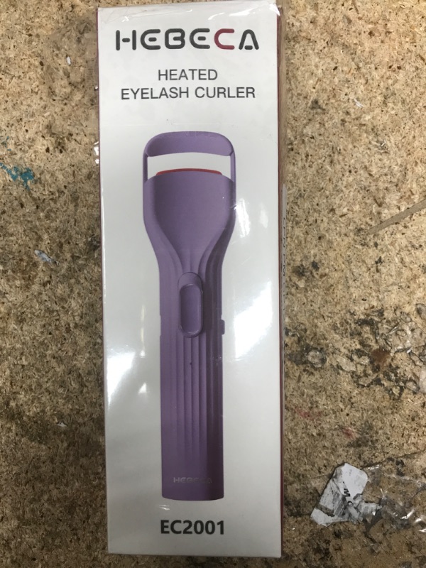 Photo 2 of 
HEBECA Heated Eyelash Curlers, Electric Lash Curler with Innovative Heating Silicone Pad for Lifted Lashes 24 Hours, No Pinching, Quick Rechargeable . Purple 