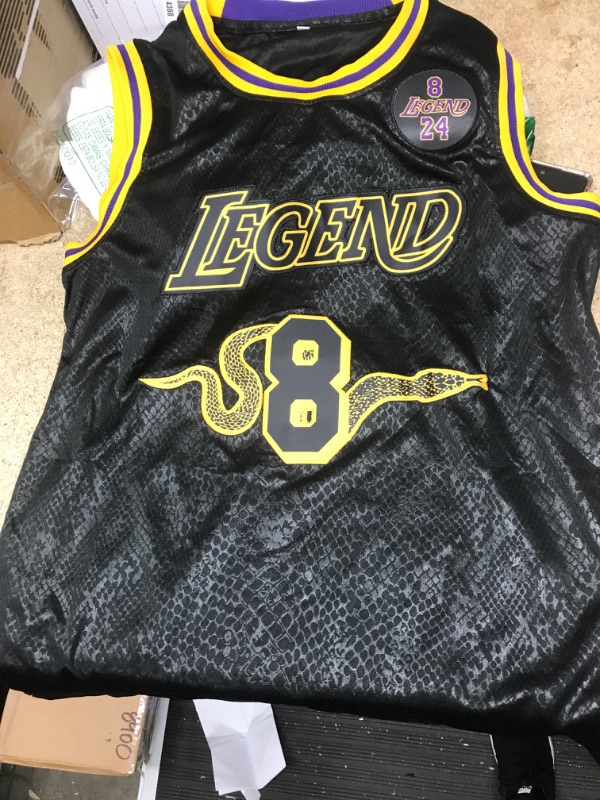 Photo 3 of LEGEND 8 LEGACY24 Men's Legend 8 24 Black Snakeskin Basketball Jersey boys Medium