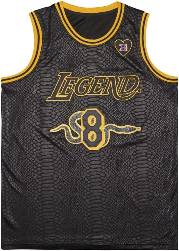 Photo 1 of LEGEND 8 LEGACY24 Men's Legend 8 24 Black Snakeskin Basketball Jersey boys Medium