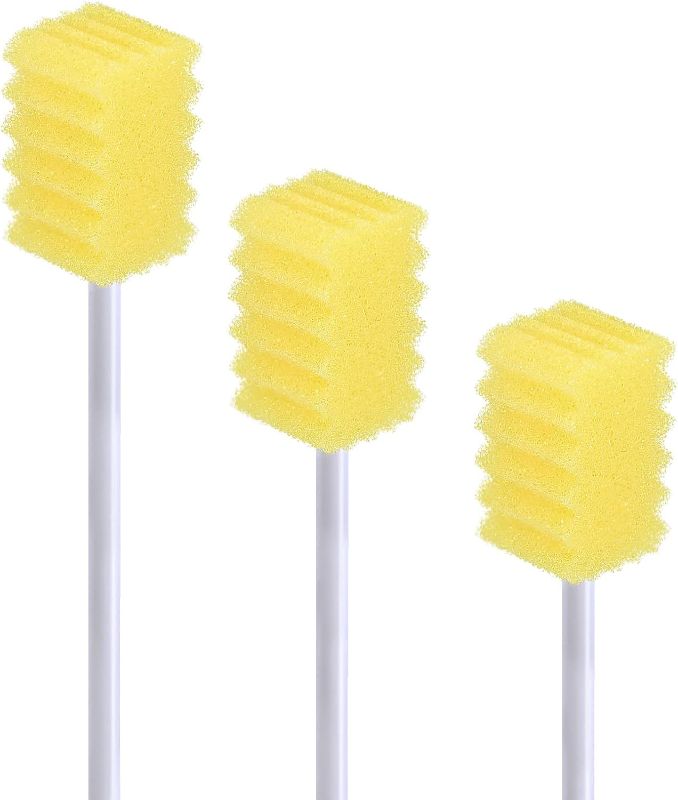 Photo 1 of
50 Pcs Disposable Mouth Swabs Sponge, BVN Oral Swabs, Oral Care Swabs Disposable, Mouth Swabs, Unflavored and Sterile Disposable Dental Swabsticks for Mouth...