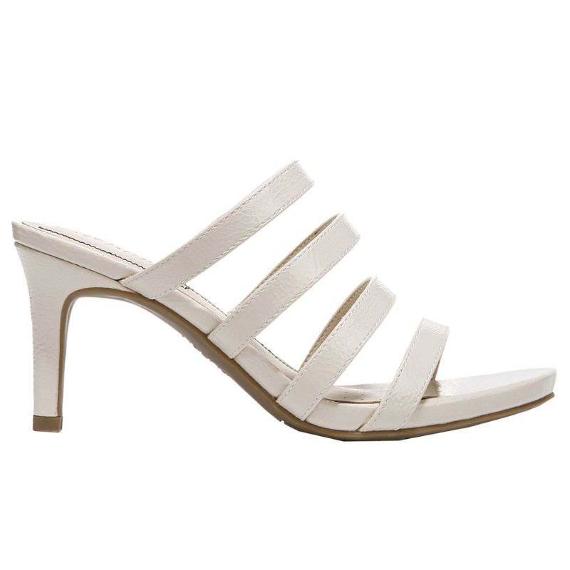 Photo 1 of LifeStride Marquee Slide Strappy Sandals - Almond Milk Faux Patent