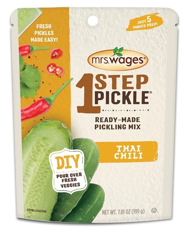 Photo 1 of 
Mrs. Wages 1 Step Pickling Mix, Thai Chili, 7.01 Oz (Pack of 6), Red