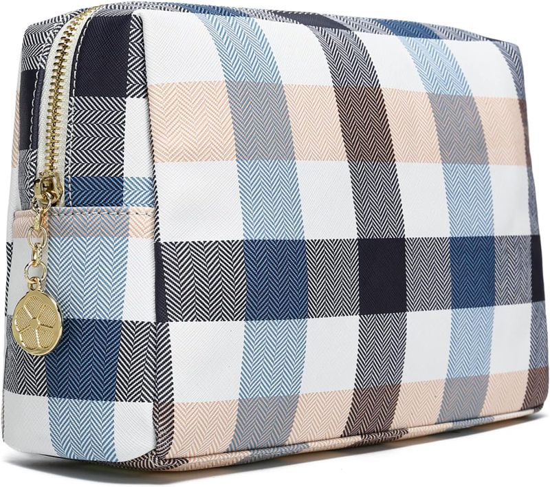 Photo 1 of JESSYLINE PLAID TRAVEL CASE PORTABLE STORAGE BAG 