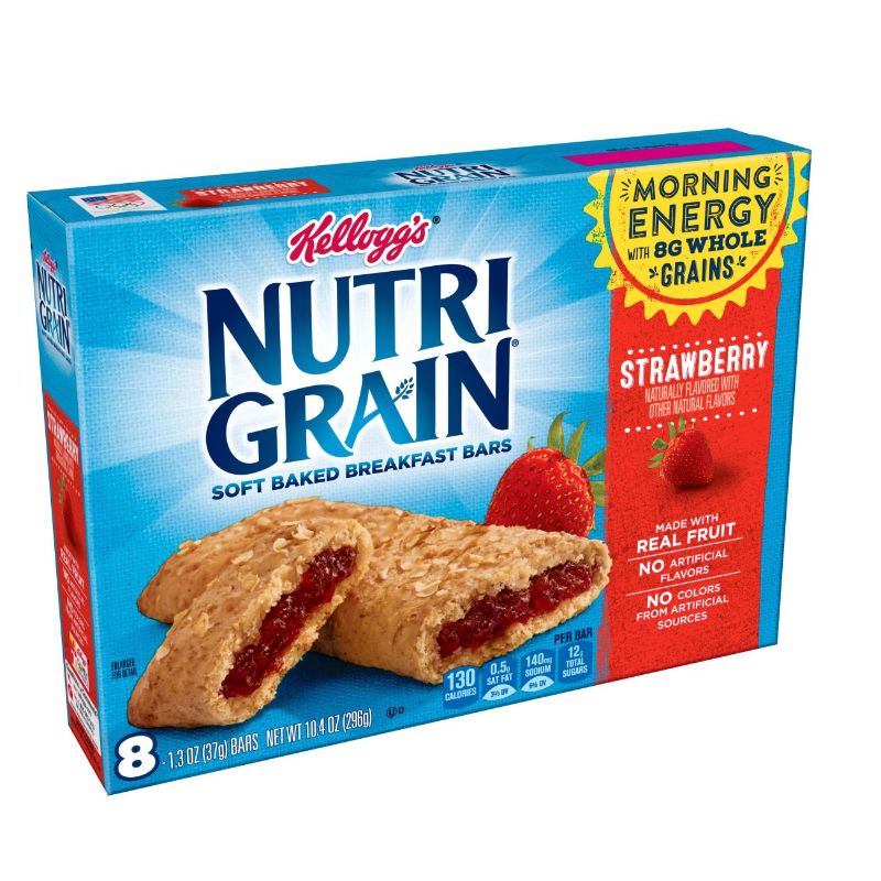 Photo 1 of 6-Nutri-Grain Strawberry Soft Baked Breakfast Bars - 8ct/10.4oz
