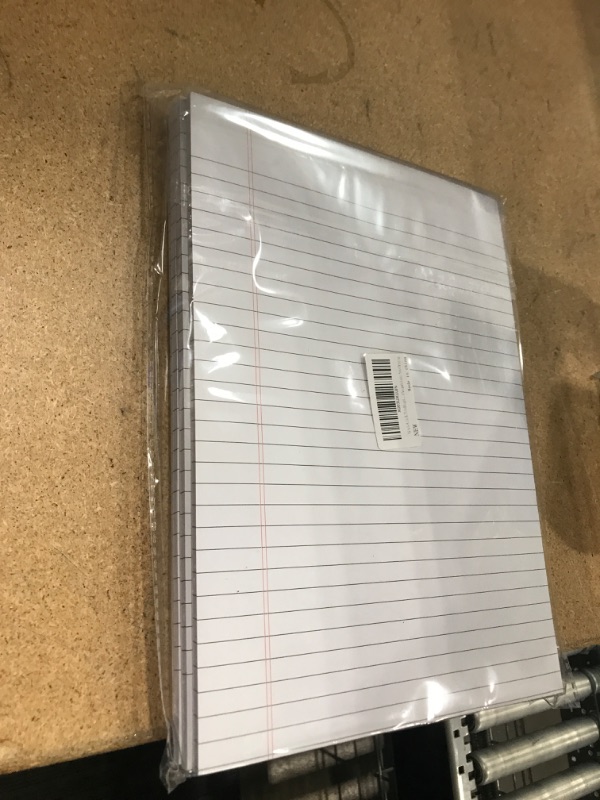 Photo 1 of 8.5 x 11.75 Inch Legal Pads 4 Pack Note Pads 30 Lines Glue Top Notepad with 50 Sheets Double-Sided Printing Writing Pad 100gsm Thick Paper Legal Pad 9mm Wide Ruled Note Pad with Hardback