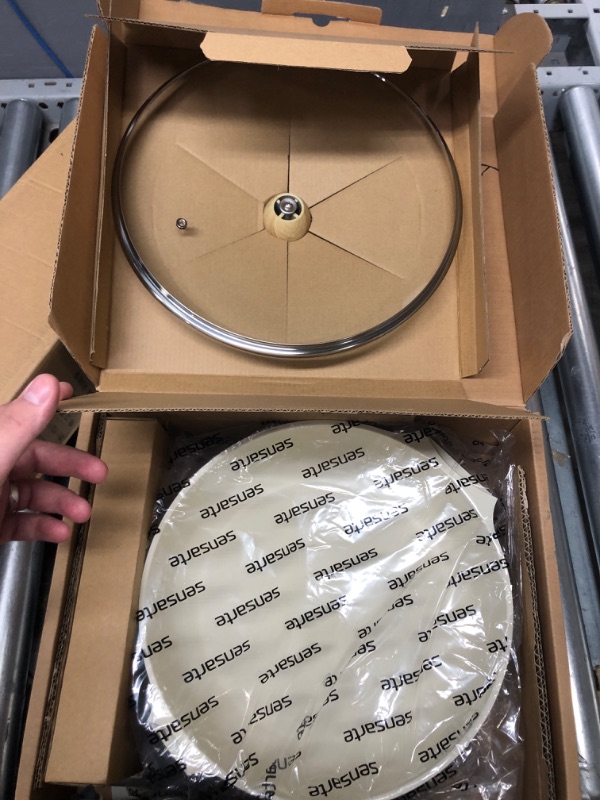 Photo 1 of SENSARTE Nonstick Frying Pan, 12 Inch Large Skillet Pan, Induction Cookware, 5Qt Non Stick Saute Pan with Lid, White Deep Fry Pan, Non Toxic Cooking Pan with Helper Handle, PFOA PFOS APEO Free 12Inch / 5Qt Cream White