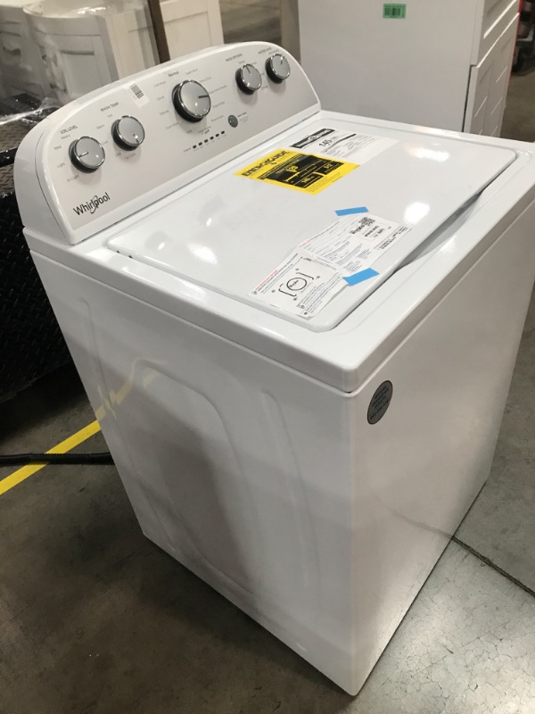 Photo 5 of Whirlpool 3.5-cu ft High Efficiency Agitator Top-Load Washer (White)