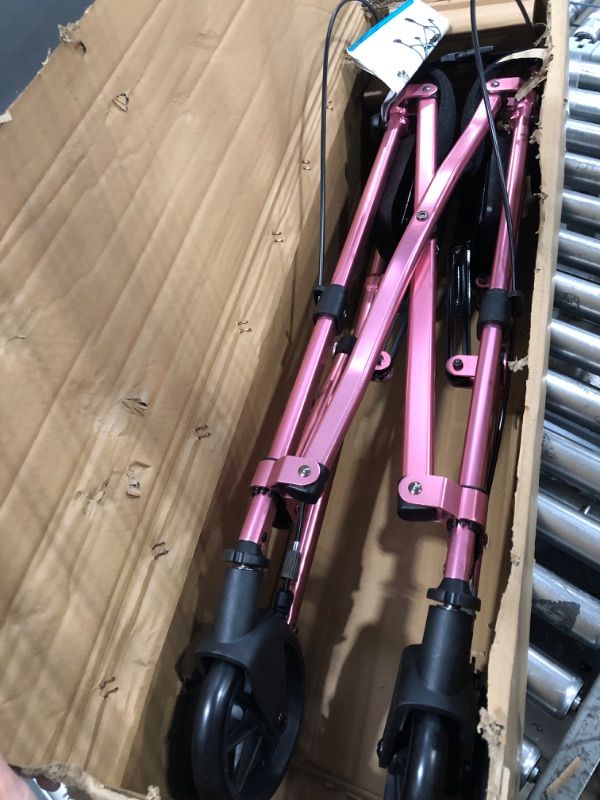 Photo 2 of Able Life Space Saver Rollator - Regal Rose