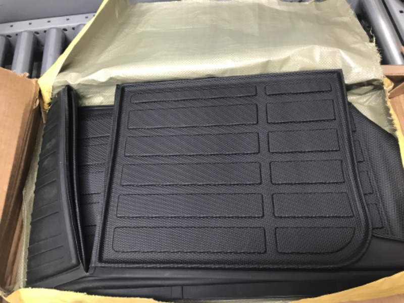 Photo 2 of HAFIDI® Floor Mats & Cargo Liner Custom Set for 2024 Grand Highlander All Weather Protection TPE Heavy Duty Non-Slip Automotive Floor Liners Full Set Accessories, Black Grand Highlander 2024 Mats Set