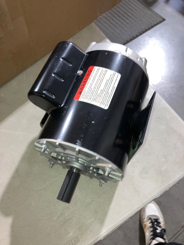 Photo 3 of (READ FULL POST) VEVOR 5HP SPL Air Compressor Electric Motor, 230V 15.0Amps, 56 Frame 3450RPM, 5/8" Keyed Shaft, CW/CCW Rotation, 1.88" Shaft Length for Air Compressors 5 HP-5/8" Shaft Single Phase