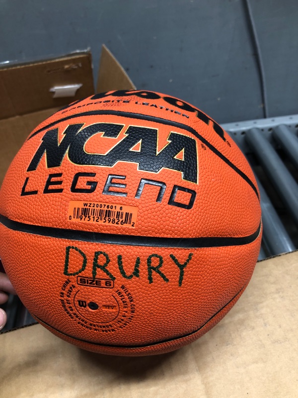 Photo 3 of *LOOK AT NOTES*
WILSON NCAA Legend Basketballs - 29.5", 28.5", 27.5" Legend Size 6 - 28.5"